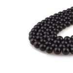 Lal Garnet Doğaltaş Dizi Küre Kesim  10 mm  38 Adet  40 cm  A+ Kalite