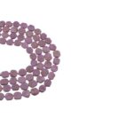 Lepidolit Doğaltaş Dizi Kare Kesim  15x13x1 mm  26 Adet  40 cm