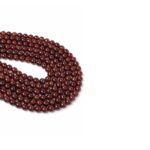 Lal Granat Dizi Küre Kesim  6 mm  50 Adet  40 cm  A Kalite