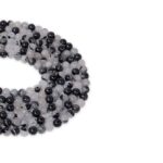 Rutil Kuvars Dizi Küre Kesim  6 mm  65 Adet  40 cm  A Kalite