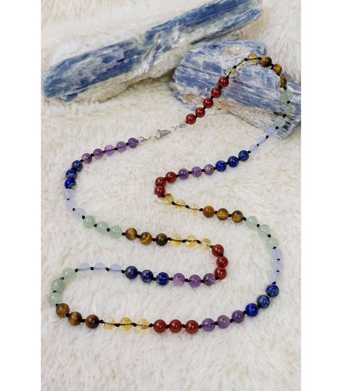 7’li Çakra Doğal Taşı Kolye