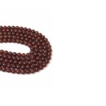 Lal Granat Dizi Küre Kesim  8 mm  51 Adet  40 cm  A+ Kalite