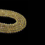 Gold Rutil Kuvars Dizi Küre Kesim  8 mm  48 Adet  40 cm  A Kalite