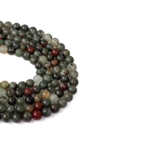 Kan Taşı Dizi  Küre Kesim  8 mm  46 Adet  40 cm  A+ Kalite