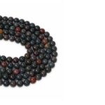 Kan Taşı Dizi Küre Kesim  8 mm  47 Adet  40 cm  A Kalite