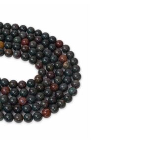 Kan Taşı Dizi Küre Kesim  8 mm  47 Adet  40 cm  A Kalite