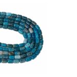 Apatit Taşı Dizi Silindir Kesim  8x5 mm  45 Adet  40 cm  A+ Kalite