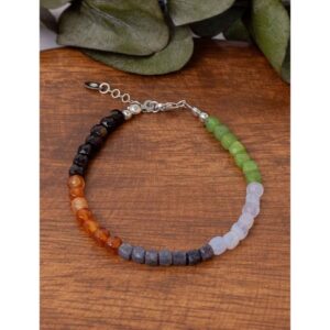 Başak Burcu Küp Faset Kesim Doğaltaş Bileklik