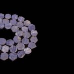 Kalsedon Doğaltaş Dizi 14x4 mm  24 Adet  40 cm