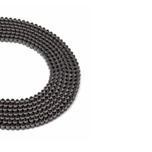 Hematit Doğaltaş Dizi  4 mm  125 Adet  40 cm