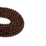 Obsidyen Dizi Küre Kesim  6 mm  78 Adet  39 cm