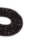 Obsidyen Dizi Silindir Kesim  6x4 mm  86 Adet  40 cm