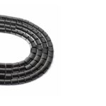 Hematit Dizi Kanallı Kesim  7x7 mm  58 Adet  40 cm