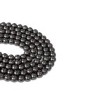 Hematit Dizi Küre Kesim  8 mm  48 Adet  40 cm  A Kalite