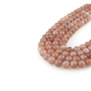 Güneş Taşı Dizi Küre Kesim  8 mm  48 Adet  40 cm  A+ Kalite