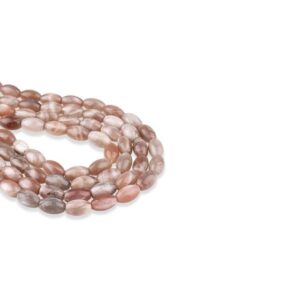 Güneş Taşı Dizi Oval Kesim  8x14 mm  46 Adet  40 cm  A Kalite