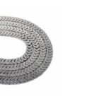 Hematit Dizi Gümüş Renkli Çavuş Kesim  8x3 mm  58 Adet  40 cm  A Kalite