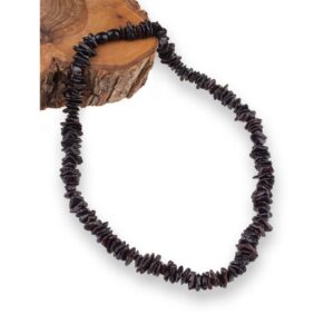 Doğal Sertifikalı Kehribar Kolye 1×0,3cm Taş  45cm  21gr
