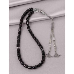 33lu tesbih siyah turmalin