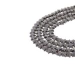 Hematit Dizi Yıldız Kesim  8x1 mm  48 Adet  40 cm  A Kalite