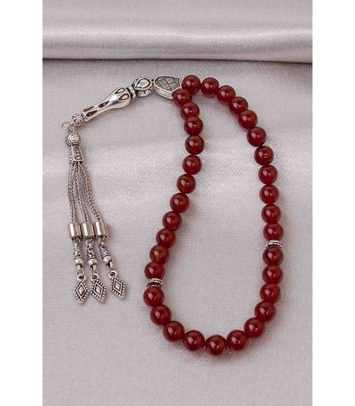 Kırmızı Akik Tesbih