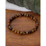 Kaplangözü Doğaltaş Bileklik 6mm Küre Kesim 20cm Elastik Tasarım  Erkek & Kadın Modeli