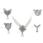 İnci beyaz altın gümüş