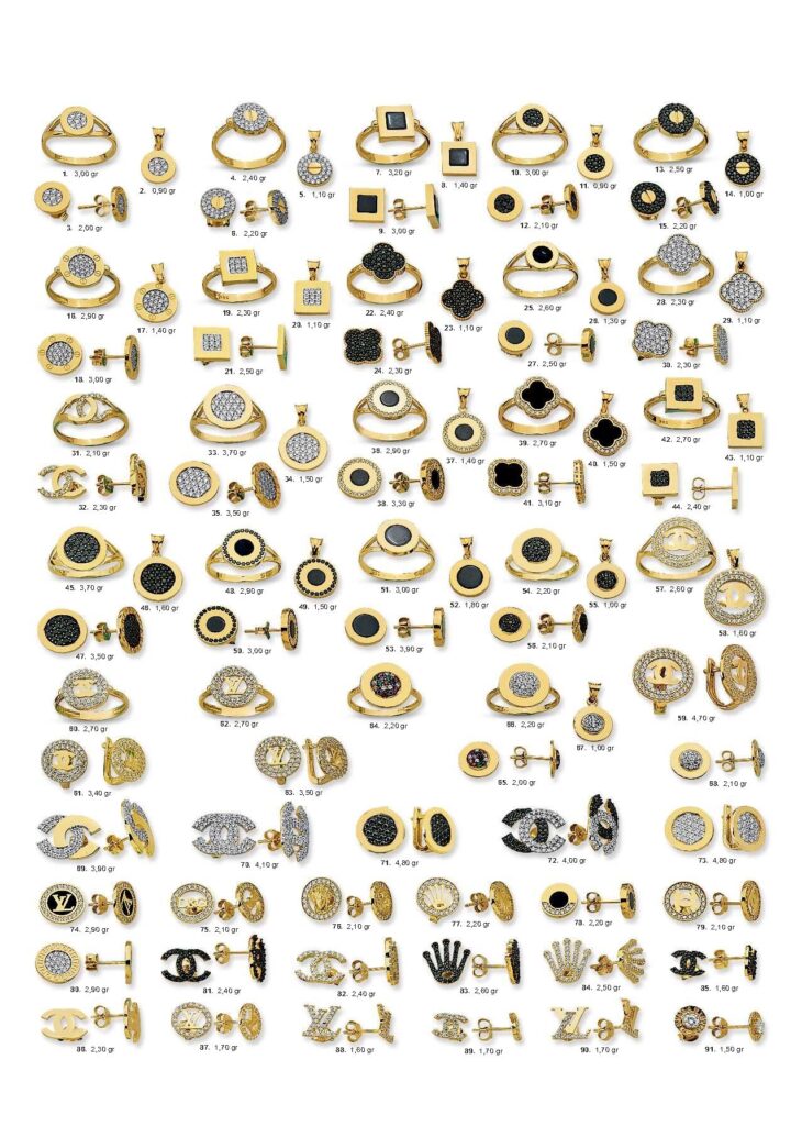 Setler 14 ayar altın