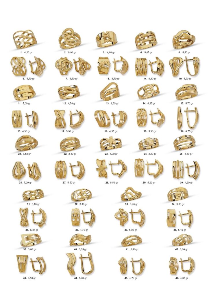 Altın Yüzükler ve Küpeler