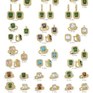 Taşlı Altın Takılar Üçlü Setler ve Tekli Yüzüklerle 14 Ayar Işıltı Size