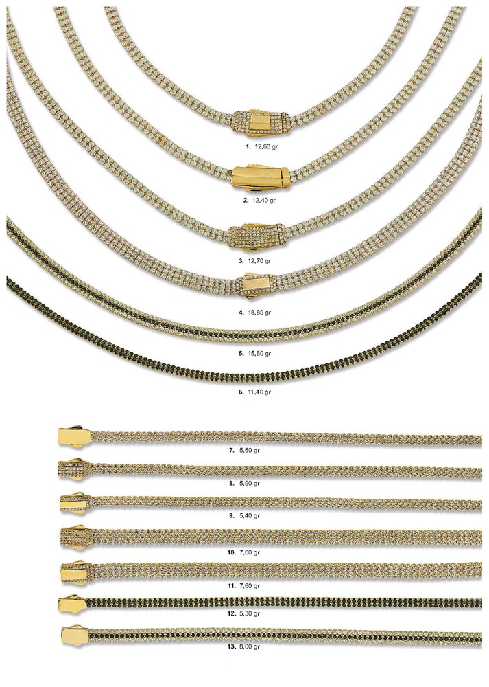 Altın Zincirler Kolyeler Bileklikler Taşlı Klasik Tasarımlar TEKLİF AL