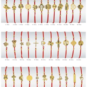 Altın İpli Bileklik Binlerce Figürlü Tasarımlar Her Yaşa Uygun Sizlere