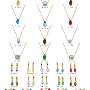 14 Ayar Taşlı Altın Kolye ve Küpe Işıltılı Modeller Sizere Teklif Alın