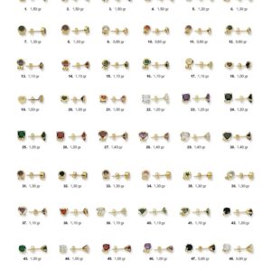 14 Ayar Sarı Altın Klasik Küpeler Zamansız Şıklık Size (A.D.T. 219)