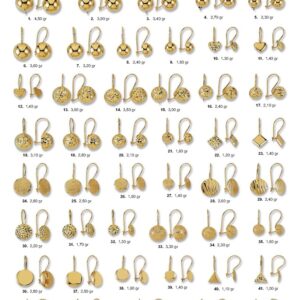 Altın Küpe Zarif ve Dayanıklı Modeller Sizlere A.D.T. 224