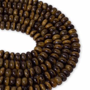 Kaplan Gözü Doğaltaş Dizi 8x4 mm 88 Adet 40 cm