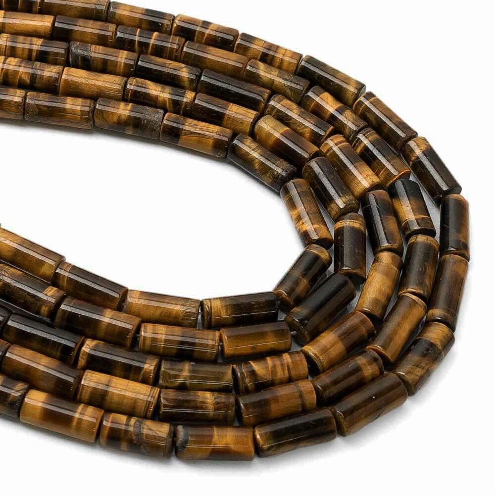 Kaplan Gözü Doğaltaş Dizi Silindir Kesim 16x6 mm 25 Adet 40 cm