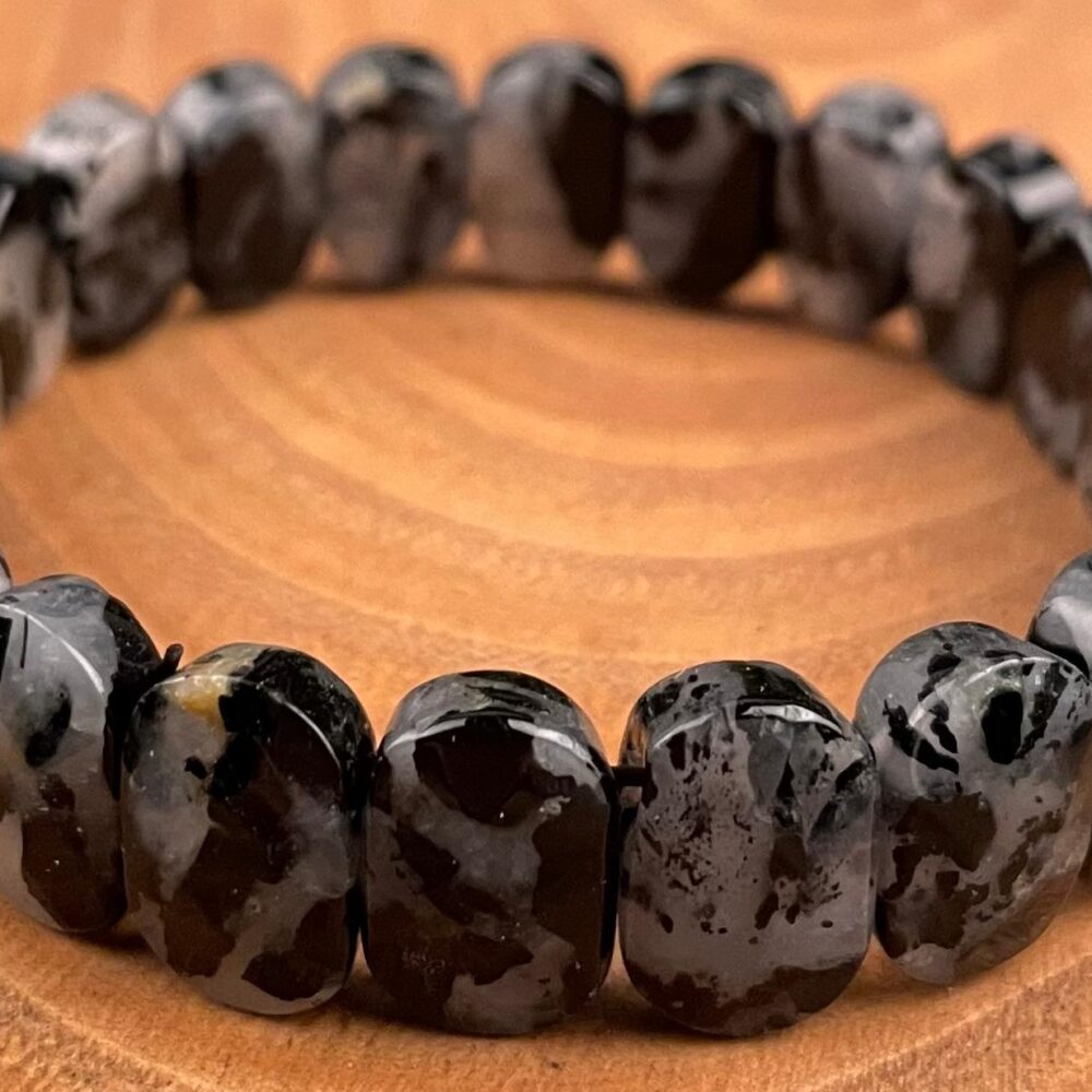 Rutil Kuvars Doğaltaş Bileklik Rolex Kesim 14x10x5 mm  20 cm  Unisex